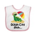 thumbnail image 1 of Inktastic Ocean City Maryland Boys or Girls Baby Bib, 1 of 4