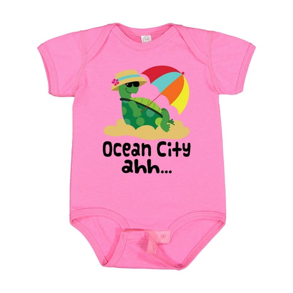 Inktastic Ocean City Maryland Boys or Girls Baby Bodysuit