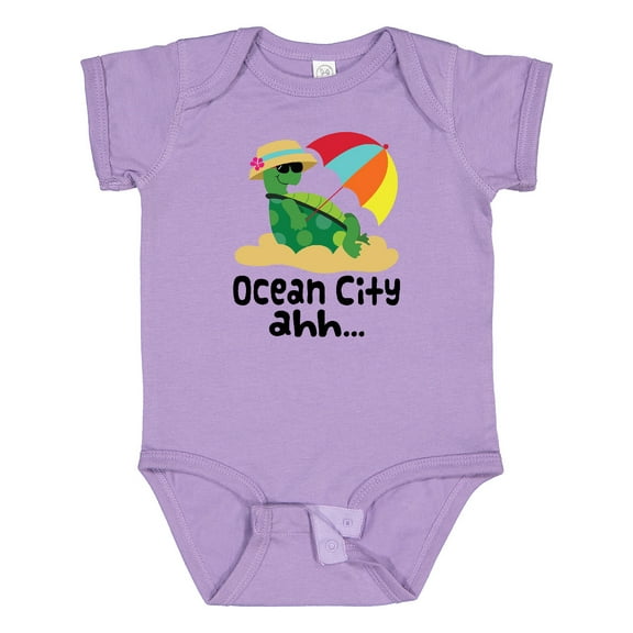 Inktastic Ocean City Maryland Boys or Girls Baby Bodysuit
