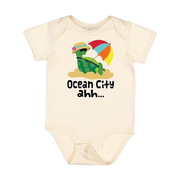 Inktastic Ocean City Maryland Boys or Girls Baby Bodysuit