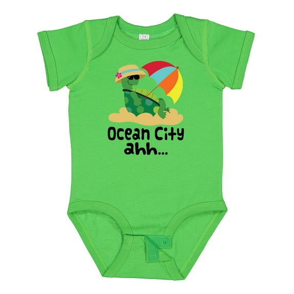 Inktastic Ocean City Maryland Boys or Girls Baby Bodysuit
