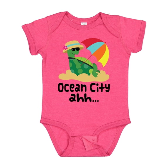 Inktastic Ocean City Maryland Boys or Girls Baby Bodysuit