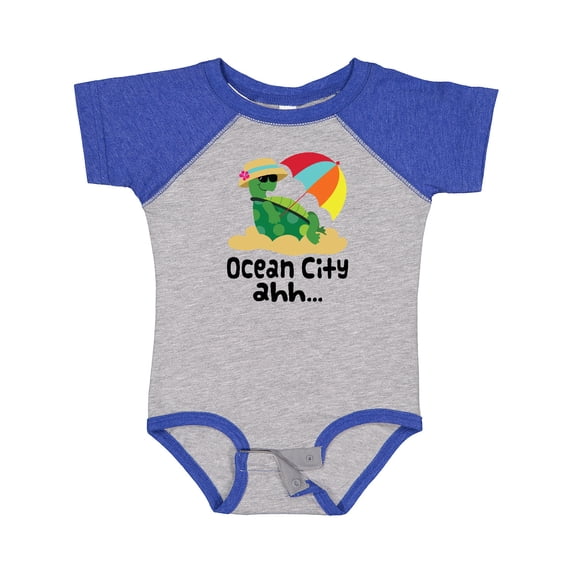 Inktastic Ocean City Maryland Boys or Girls Baby Bodysuit