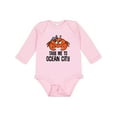 thumbnail image 1 of Inktastic Ocean City Maryland Cute Crab Boys or Girls Long Sleeve Baby Bodysuit, 1 of 5