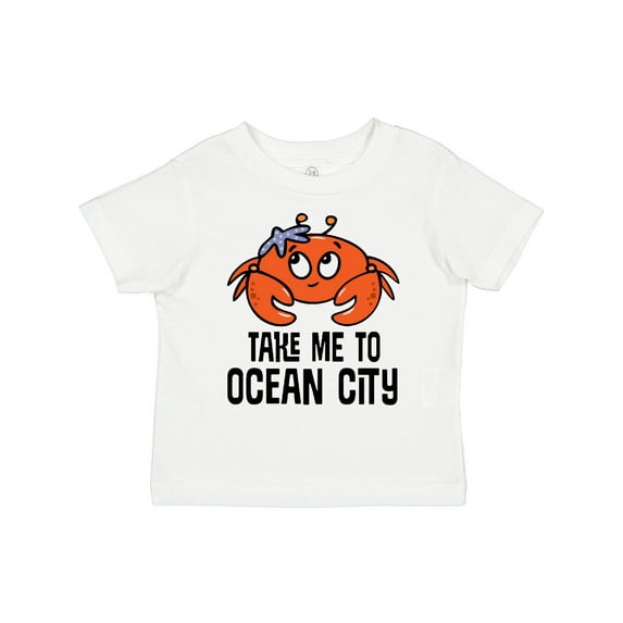 Inktastic Ocean City Maryland Cute Crab Boys or Girls Toddler T-Shirt