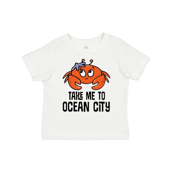 Inktastic Ocean City Maryland Cute Crab Boys or Girls Toddler T-Shirt
