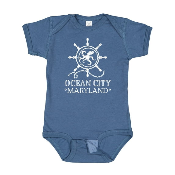 Inktastic Ocean City Maryland Vacation Boys or Girls Baby Bodysuit