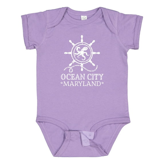 Inktastic Ocean City Maryland Vacation Boys or Girls Baby Bodysuit