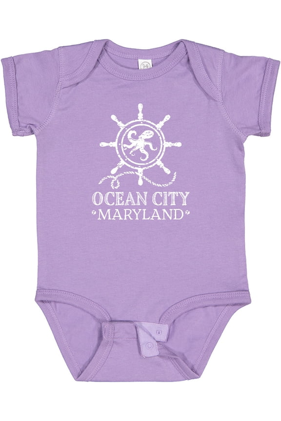 Ocean City Maryland Vacation Boys or Girls Baby Bodysuit
