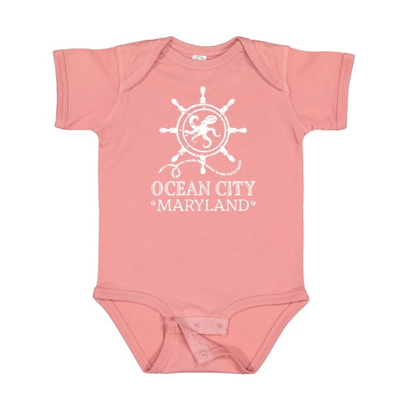 Inktastic Ocean City Maryland Vacation Boys or Girls Baby Bodysuit