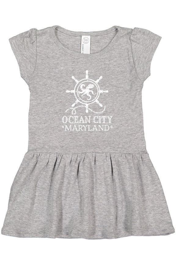 Ocean City Maryland Vacation Girls Toddler Dress