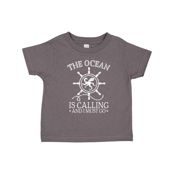 Inktastic Ocean is Calling Cute Nautical Octopus Boys or Girls Toddler T-Shirt