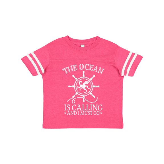 Inktastic Ocean is Calling Cute Nautical Octopus Boys or Girls Toddler T-Shirt