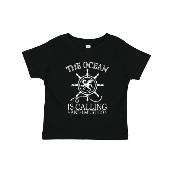 Inktastic Ocean is Calling Cute Nautical Octopus Boys or Girls Toddler T-Shirt