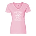 thumbnail image 1 of Inktastic Ocean is Calling Cute Nautical Octopus Women's V-Neck T-Shirt, 1 of 5