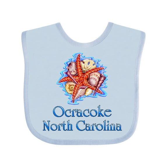 Inktastic Ocracoke, North Carolina Boys or Girls Baby Bib