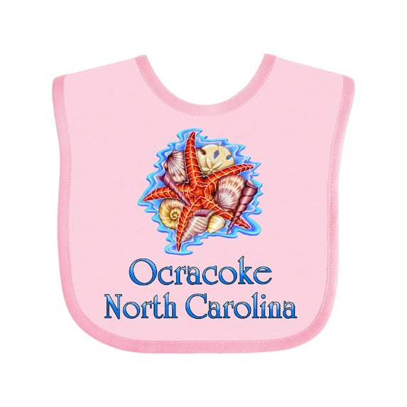 Inktastic Ocracoke, North Carolina Boys or Girls Baby Bib