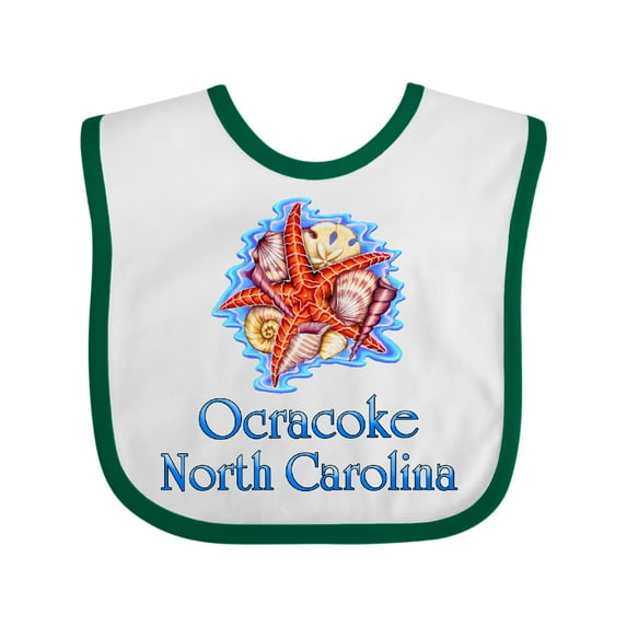 Inktastic Ocracoke, North Carolina Boys or Girls Baby Bib