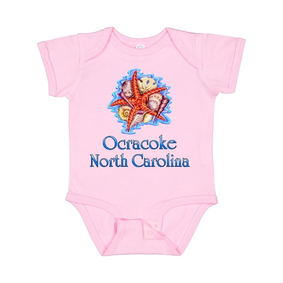 Inktastic Ocracoke, North Carolina Boys or Girls Baby Bodysuit
