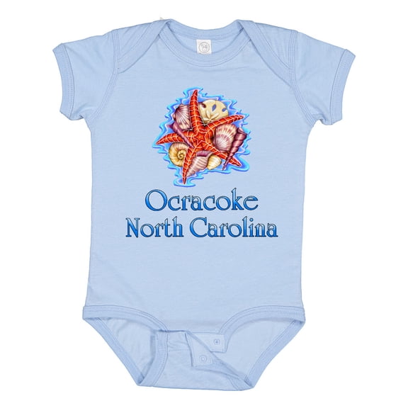 Inktastic Ocracoke, North Carolina Boys or Girls Baby Bodysuit