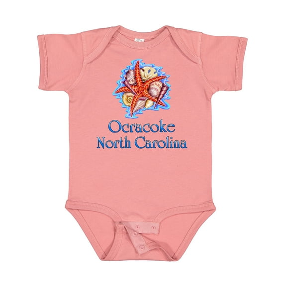 Inktastic Ocracoke, North Carolina Boys or Girls Baby Bodysuit