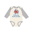thumbnail image 1 of Inktastic Ocracoke, North Carolina Boys or Girls Long Sleeve Baby Bodysuit, 1 of 5