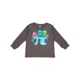 thumbnail image 1 of Inktastic Octo-pi- Funny for Pi Day Boys or Girls Long Sleeve Toddler T-Shirt, 1 of 5