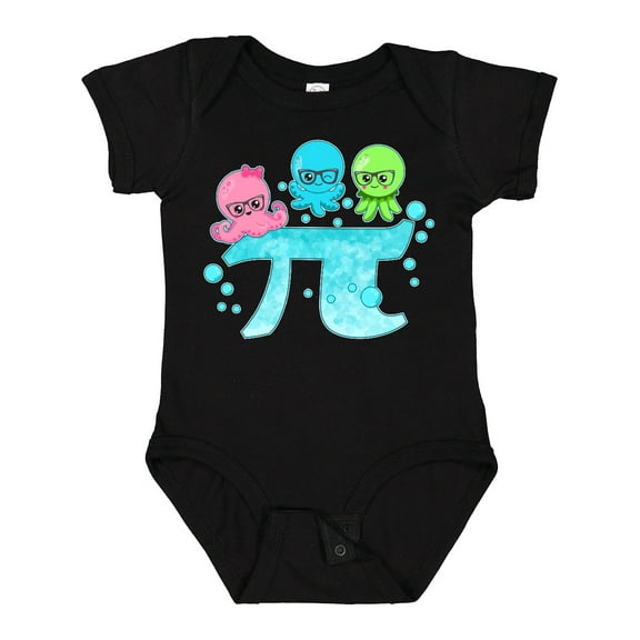 Inktastic Octo-pi- funny for Pi Day Boys or Girls Baby Bodysuit