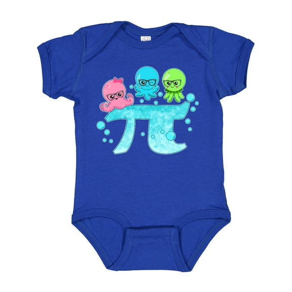 Inktastic Octo-pi- funny for Pi Day Boys or Girls Baby Bodysuit