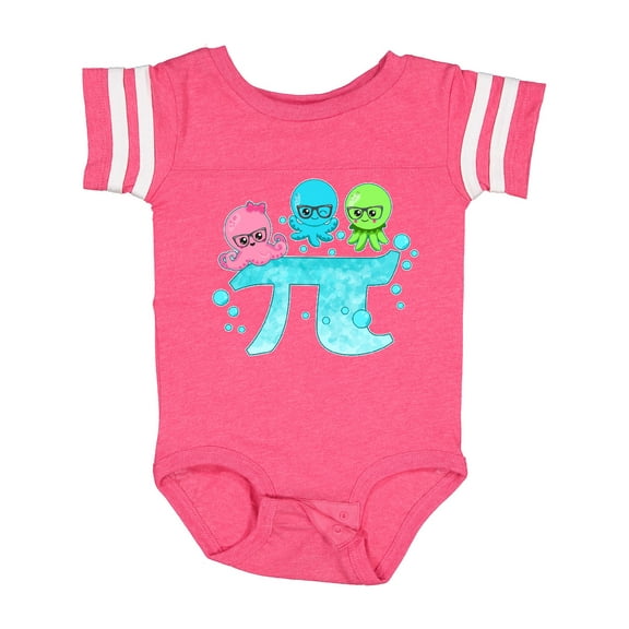 Inktastic Octo-pi- funny for Pi Day Boys or Girls Baby Bodysuit