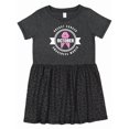 thumbnail image 1 of Inktastic October Breast Cancer Awareness Month Badge Girls Toddler Dress, 1 of 5