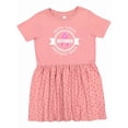 thumbnail image 1 of Inktastic October Breast Cancer Awareness Month Badge Girls Toddler Dress, 1 of 5