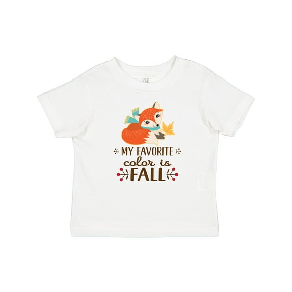 Inktastic October Favorite Color is Fall Girls Baby T-Shirt