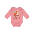 thumbnail image 1 of Inktastic October Favorite Color is Fall Girls Long Sleeve Baby Bodysuit, 1 of 5
