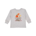 thumbnail image 1 of Inktastic October Favorite Color is Fall Girls Long Sleeve Toddler T-Shirt, 1 of 5