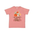 thumbnail image 1 of Inktastic October Favorite Color is Fall Girls Toddler T-Shirt, 1 of 5