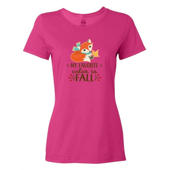 Inktastic October Favorite Color is Fall Women's T-Shirt