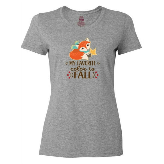 Inktastic October Favorite Color is Fall Women's T-Shirt