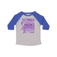 thumbnail image 1 of Inktastic October is Domestic Violence Awareness Month Boys or Girls Toddler T-Shirt, 1 of 5