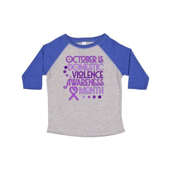 Inktastic October is Domestic Violence Awareness Month Boys or Girls Toddler T-Shirt