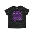 thumbnail image 1 of Inktastic October is Domestic Violence Awareness Month Boys or Girls Toddler T-Shirt, 1 of 5