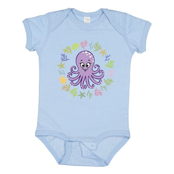 Inktastic Octopus Cute Girls Girls Baby Bodysuit