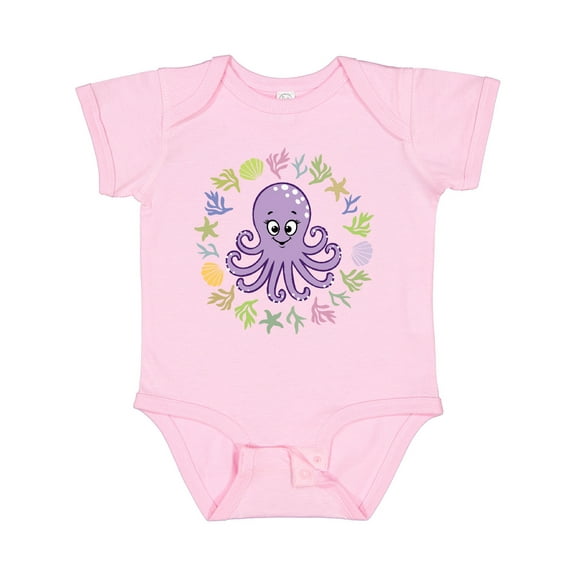Inktastic Octopus Cute Girls Girls Baby Bodysuit