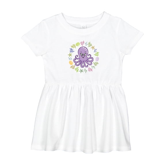 Inktastic Octopus Cute Girls Girls Baby Dress