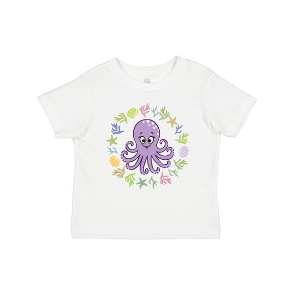 Inktastic Octopus Cute Girls Girls Toddler T-Shirt
