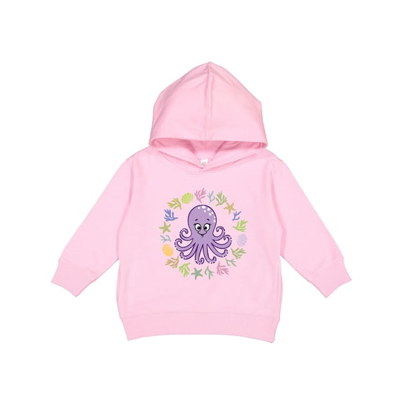 Inktastic Octopus Cute Girls Toddler Hoodie