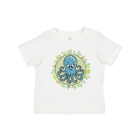 Inktastic Octopus Cute Ocean Sea Creature Boys or Girls Toddler T-Shirt