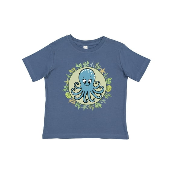 Inktastic Octopus Cute Ocean Sea Creature Boys or Girls Toddler T-Shirt