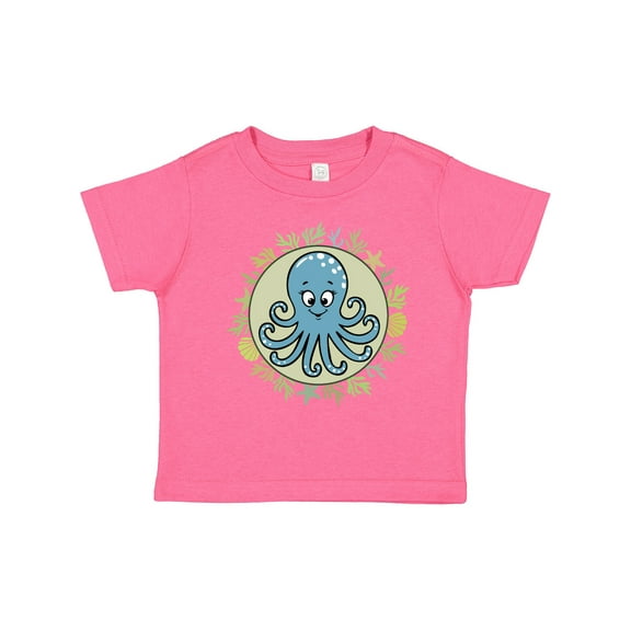 Inktastic Octopus Cute Ocean Sea Creature Boys or Girls Toddler T-Shirt