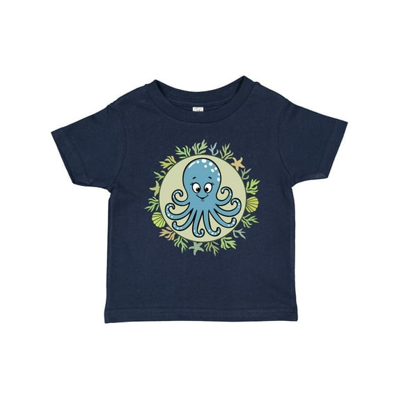 Inktastic Octopus Cute Ocean Sea Creature Boys or Girls Toddler T-Shirt